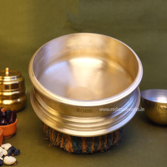 Bronze Payasam Urli - Mat Finish .