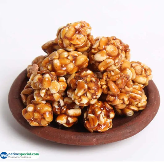 Country Groundnut Candy Balls – நாட்டுக் கடலை மிட்டாய் உருண்டை - 200gms
