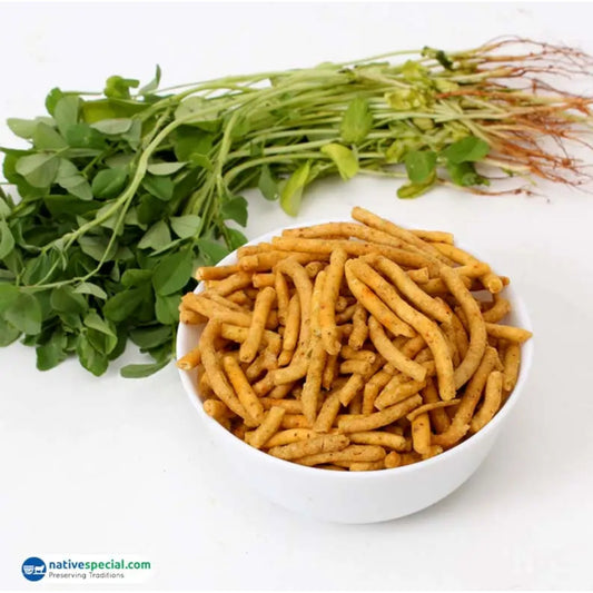 Fenugreek Leaves Kara Sevu – வெந்தய கீரை காரா சேவு - 200gms