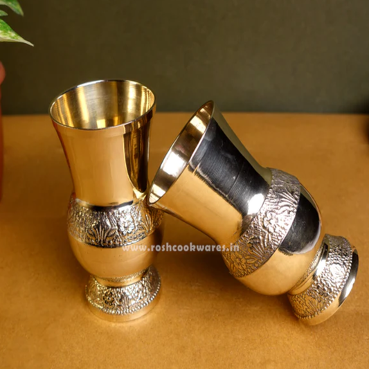 Lassi Glass - Bronze - Set of 2.