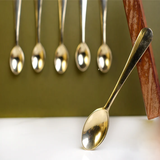 Table Spoon - Set Of 3 - Bronze .