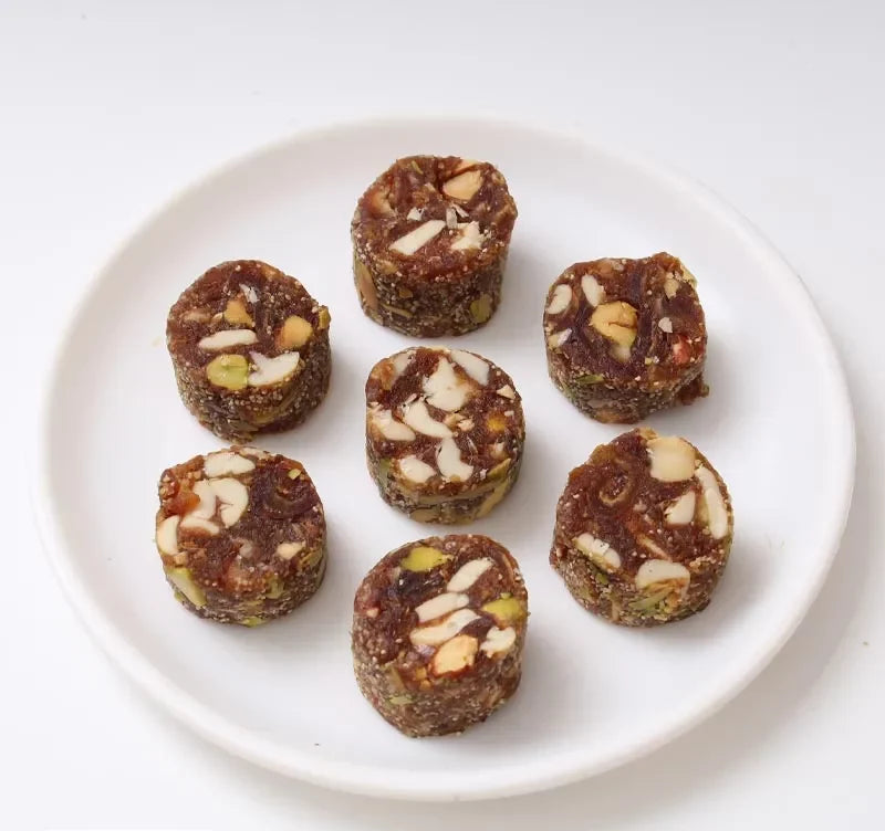 No Sugar Nuts Roll – இயற்கை இனிப்பு உலர் நட்ஸ் ரோல் - 200gms
