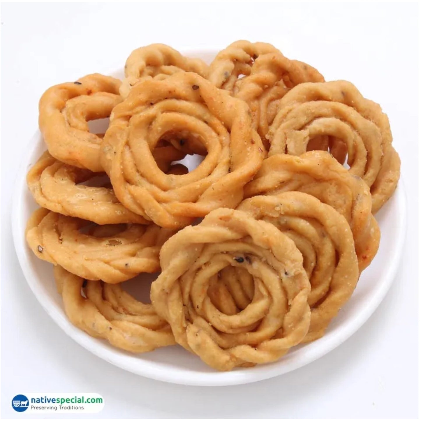 Sivan Samba Arisi Kai Murukku – சிவன் சம்பா அரிசி கை முறுக்கு - 200gms