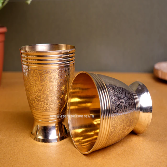 Apple Type Glass - Bronze - Set of 2.