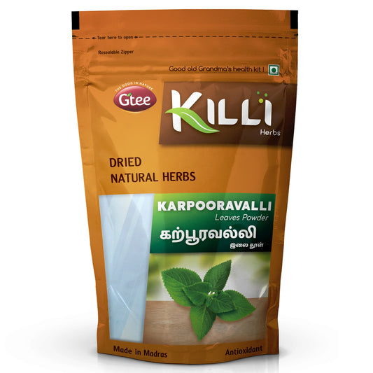 KILLI Karpooravalli Leaves Powder